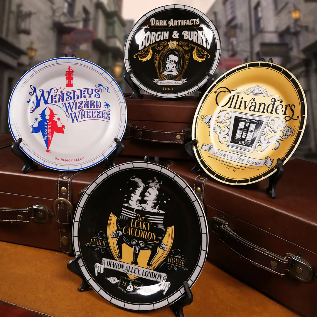 Set of 4 plates Harry Potter - Diagon Alley