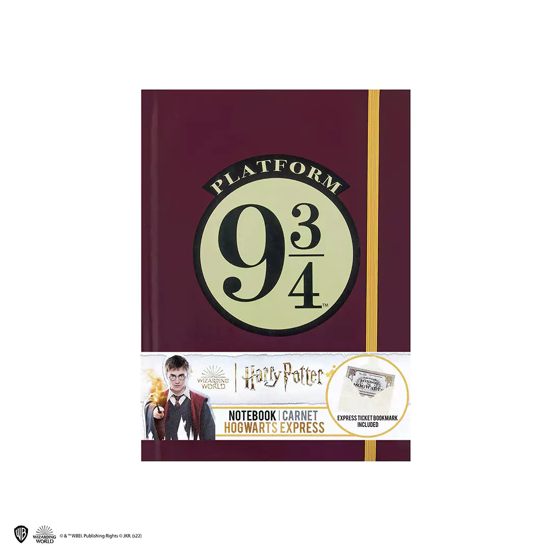 Hard cover notebook and bookmark - Hogwarts Express