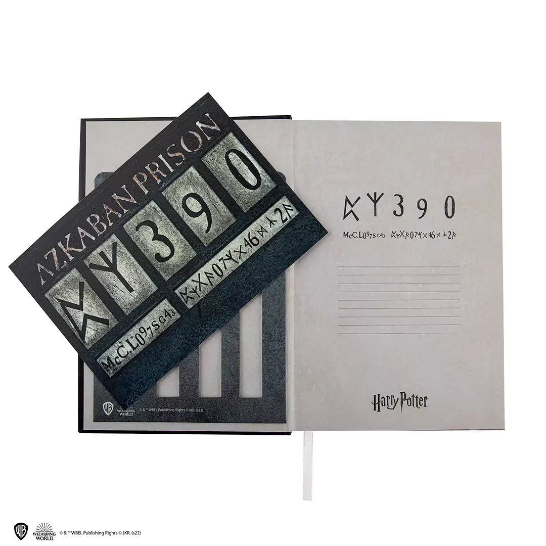 Hard cover notebook and bookmark - Sirius Azkaban