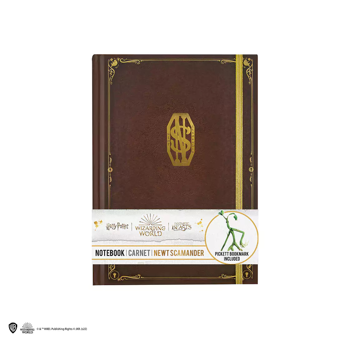 Hard cover notebook and bookmark - Newt Scamander
