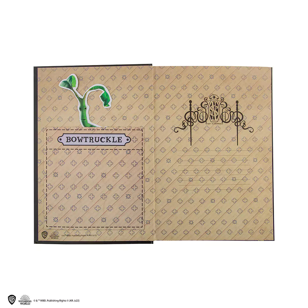 Hard cover notebook and bookmark - Newt Scamander