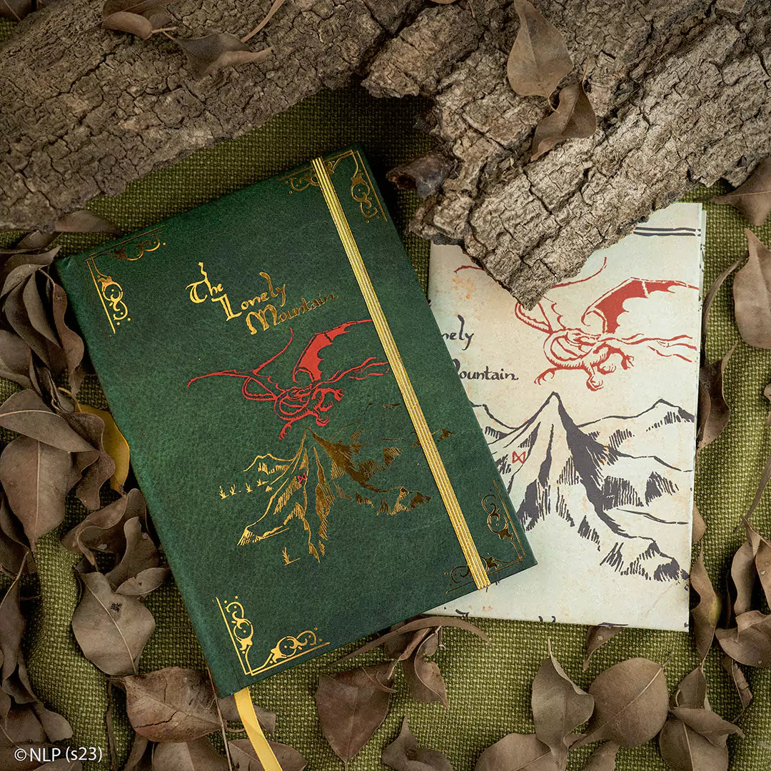 Hard cover notebook - The Lonely Mountain - The Hobbit