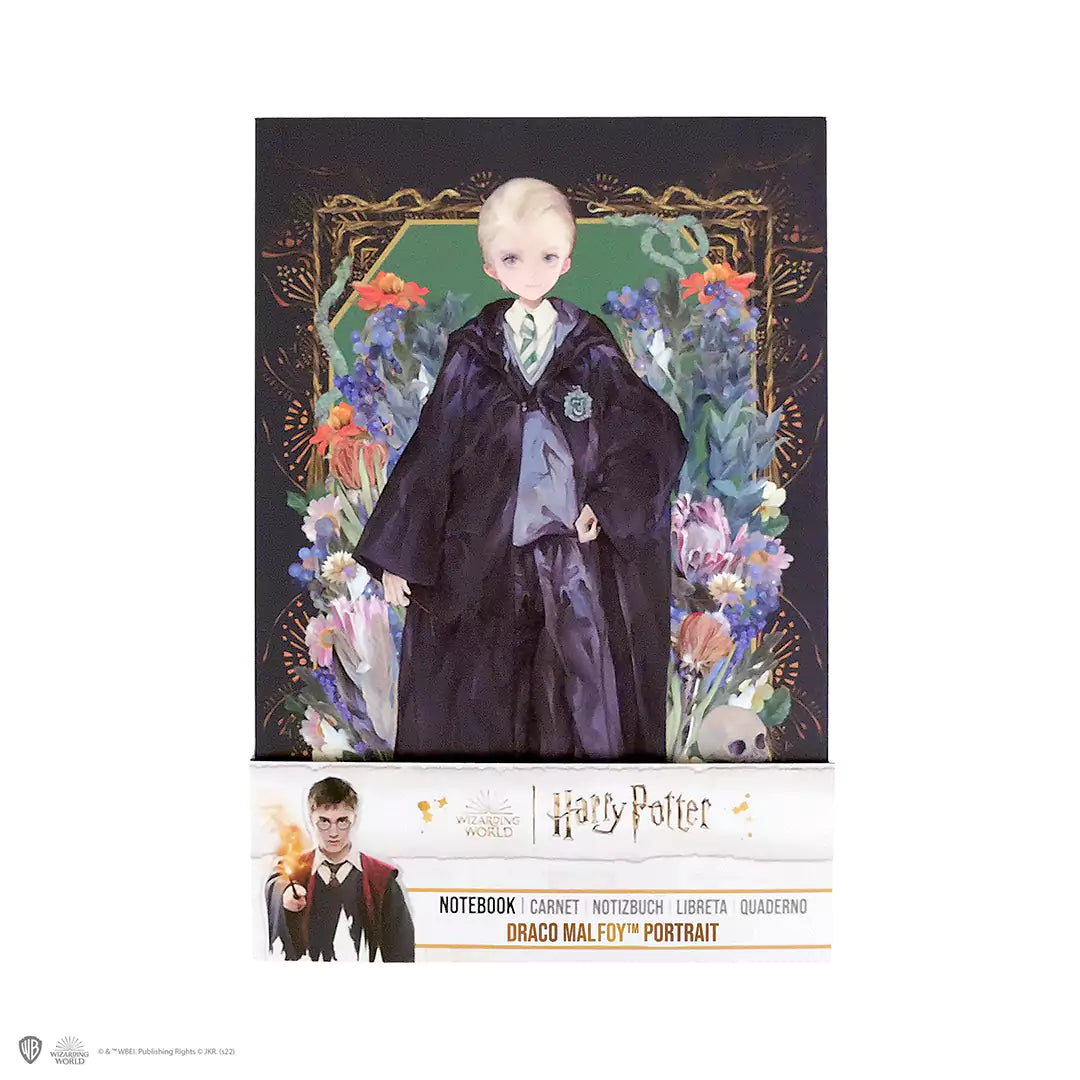 Soft cover notebook - Draco Malfoy portrait