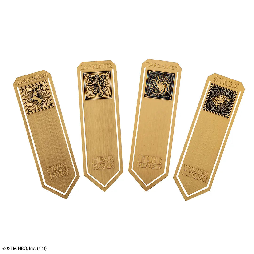 Metal bookmarks Houses of Westeros - Game of Thrones