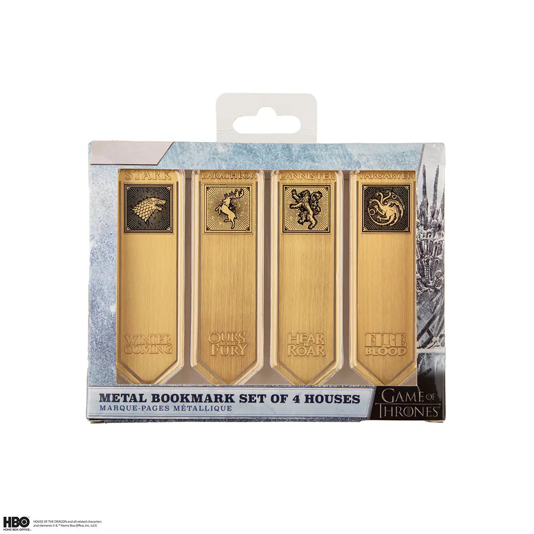 Metal bookmarks Houses of Westeros - Game of Thrones