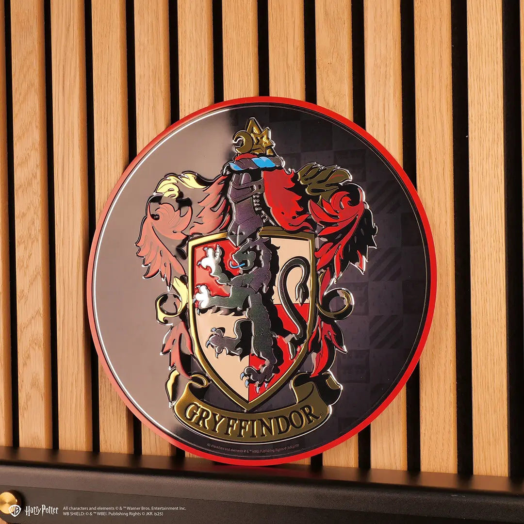 Round aluminium plate Gryffindor - Harry Potter