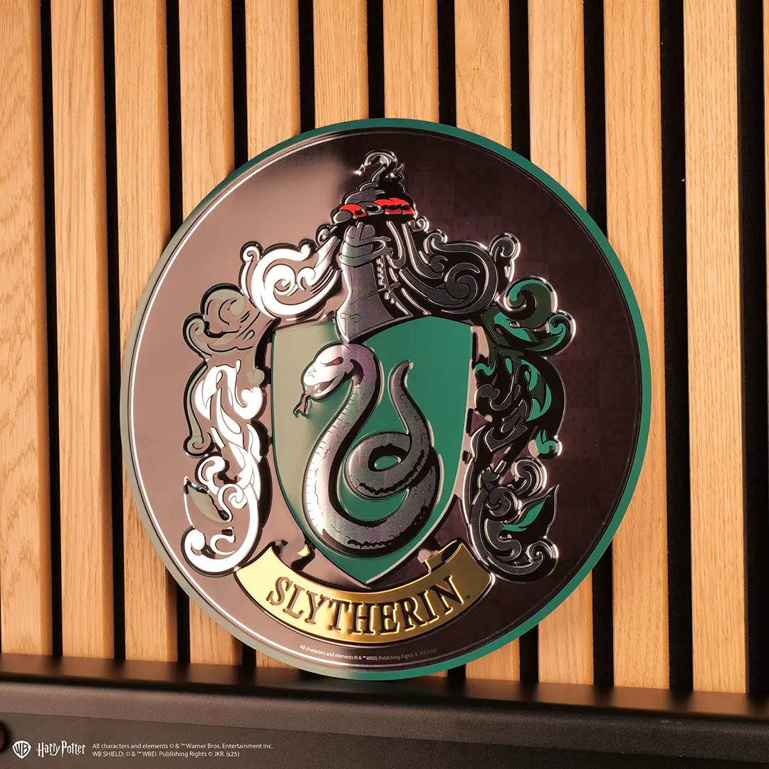 Round aluminium plate Slytherin - Harry Potter