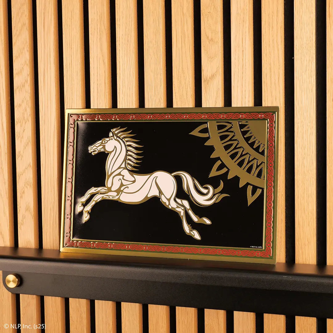 Aluminum plate - Rohan flag – The Lord of the Rings