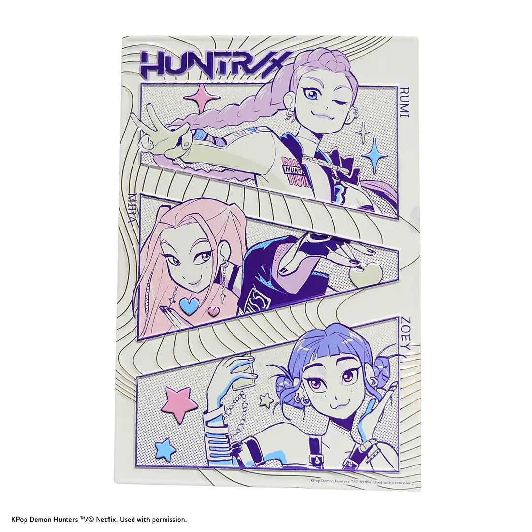 Embossed aluminum poster - Rumi Mira Zoey - KPop Demon Hunters