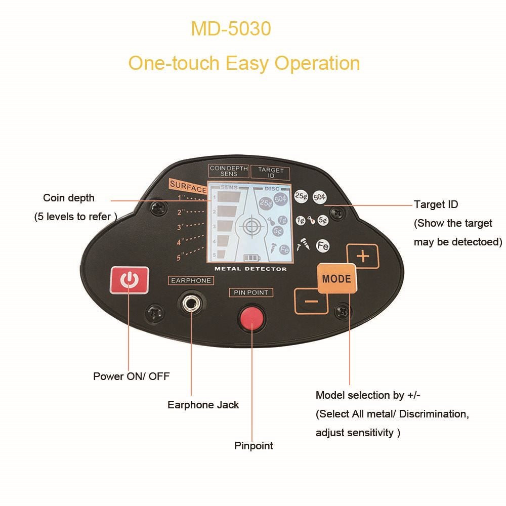 Metaldetektor MD5030