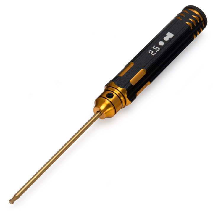 M-Drive MD23025 - Pro TiN Allen Wrench Ball Hex Tool 2.5mm