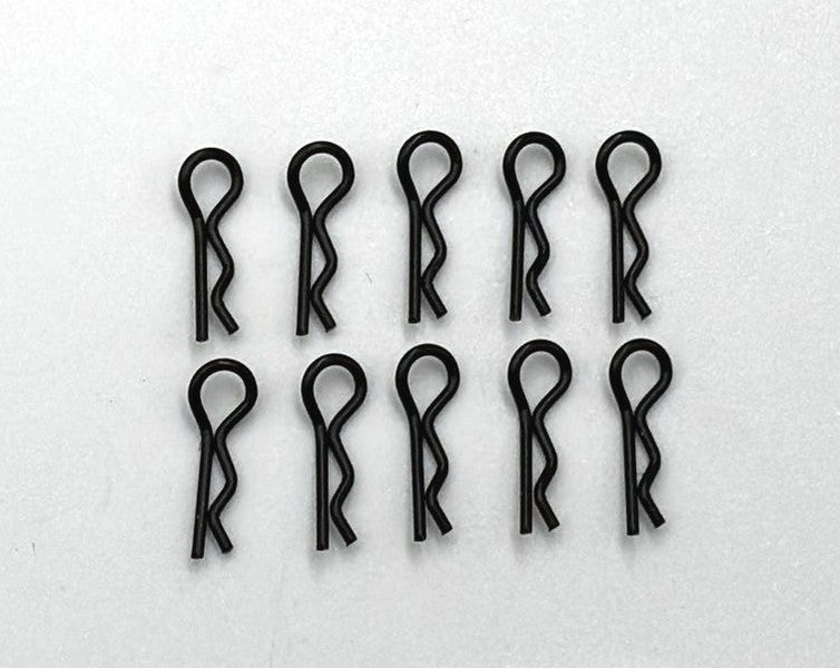 Marka Racing Body Clips 1/28 - 30° Angle Black (10Pcs)