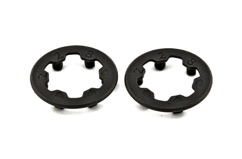 Marka Racing 1:28 Mini-Z Side Wall Flange - DARK GREY 22.8mm (2 Pcs)