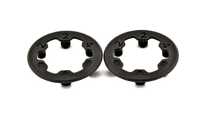 Marka Racing 1:28 Mini-Z Side Wall Flange - DARK GREY 22.4mm (2 Pcs)