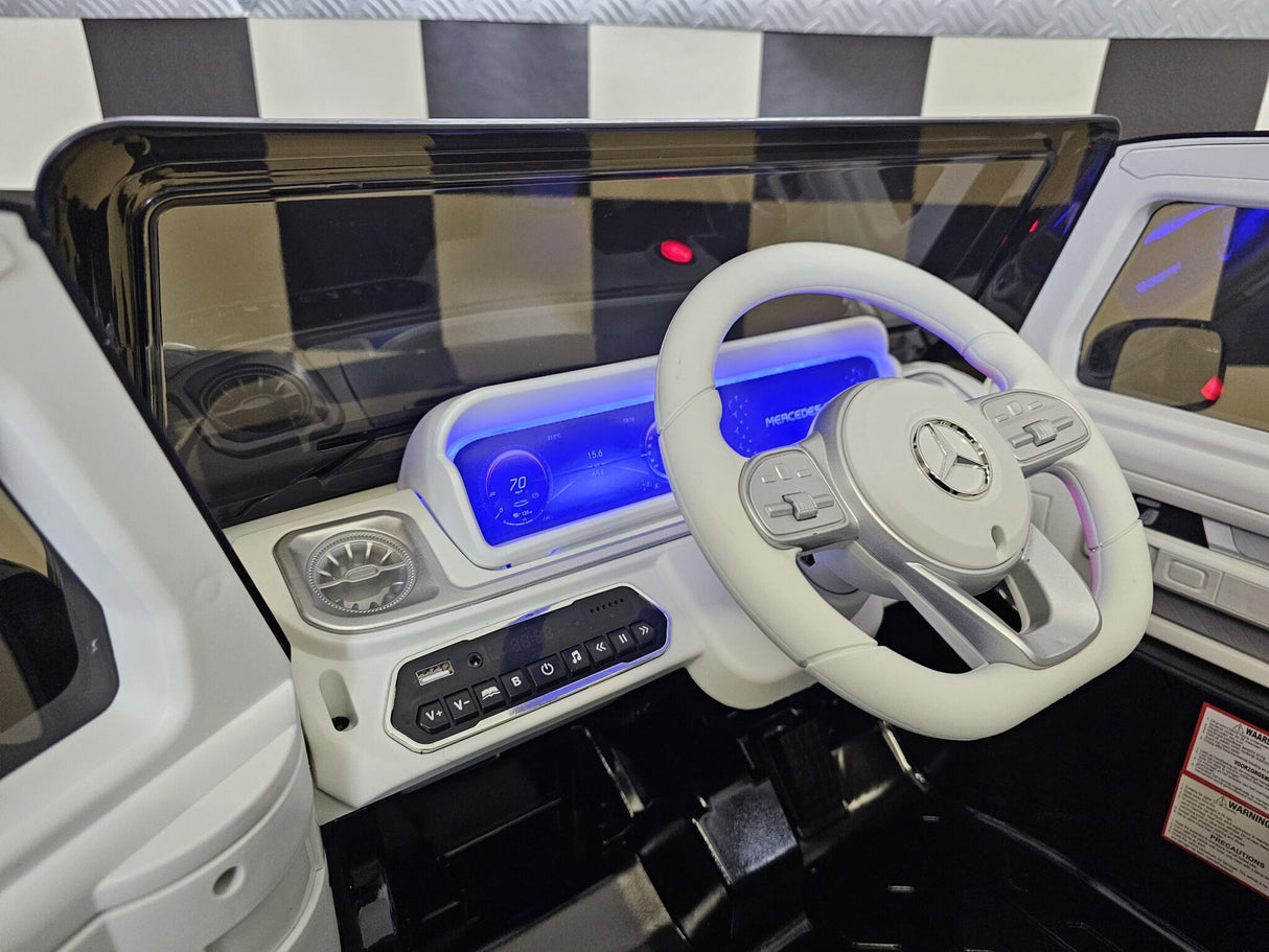 Børnebil Mercedes EQG sort 12 volt