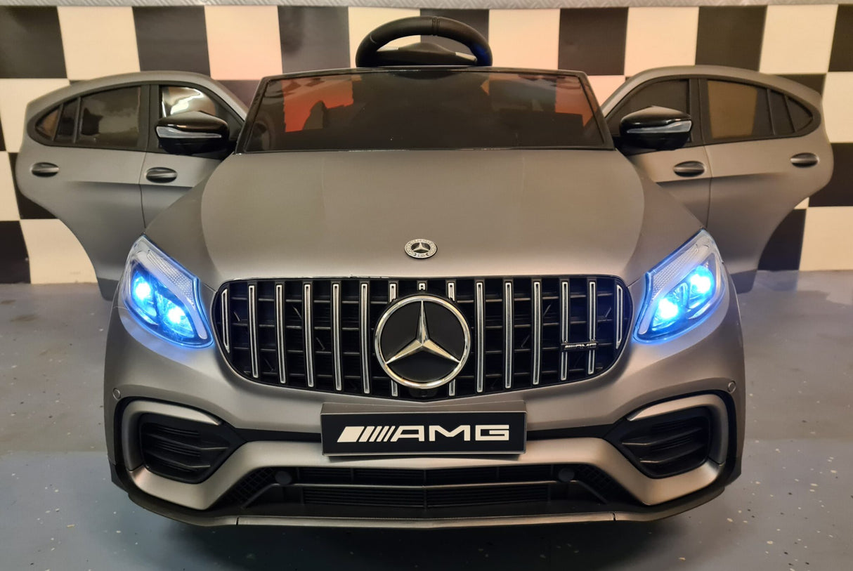 Elektrisk børnebil Mercedes GLC 63 AMG mat grå