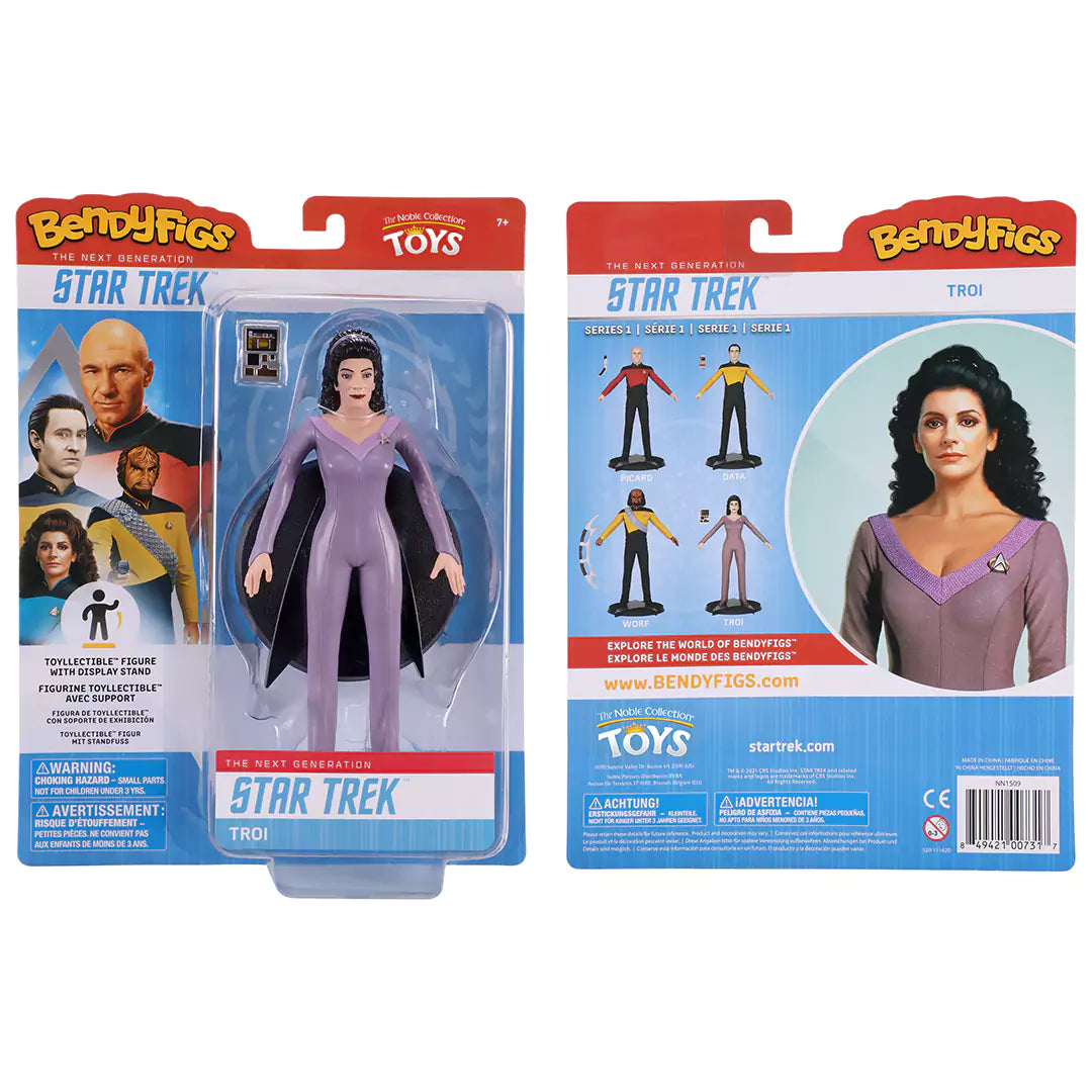 Troi - Action figure Bendyfigs - Star Trek The Next Generation