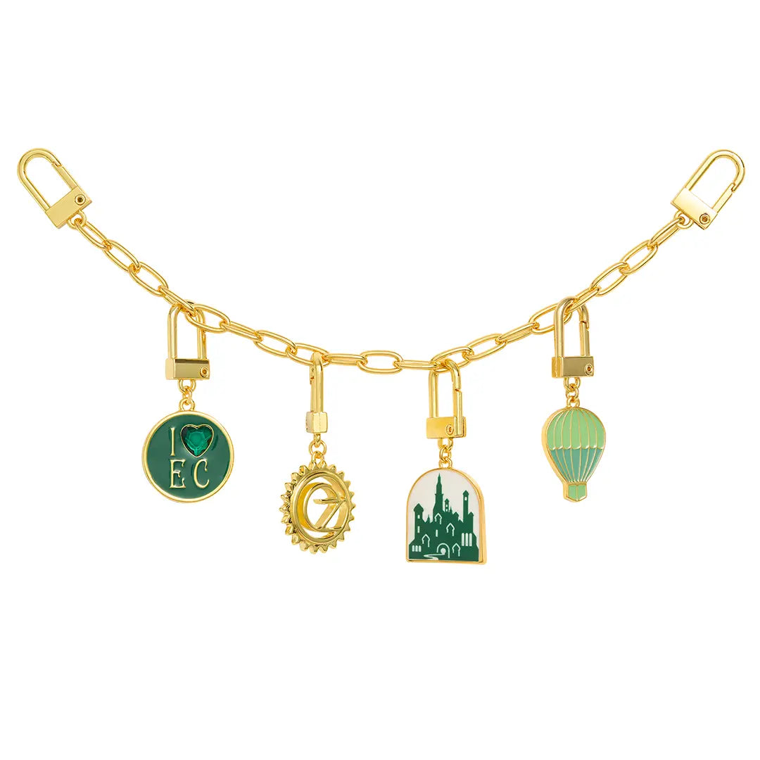 4 Charm & Chain Set - Emerald City - Wicked