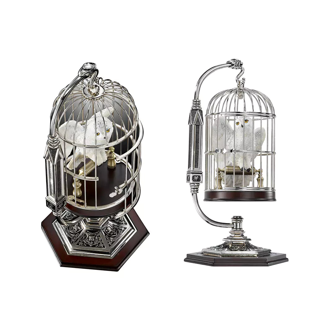 Miniature Hedwig and Cage
