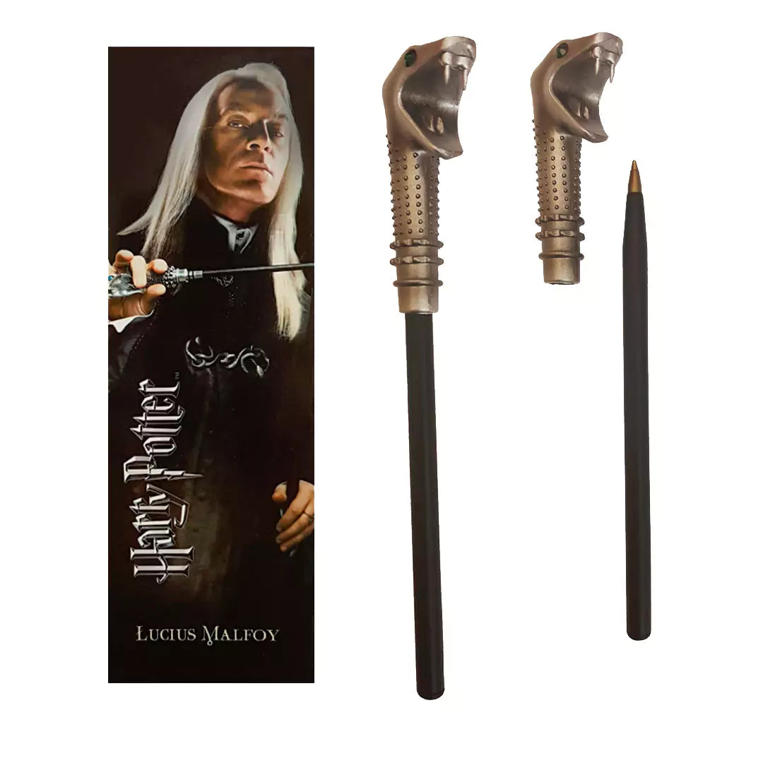 Lucius Malfoy Wand Pen and Bookmark