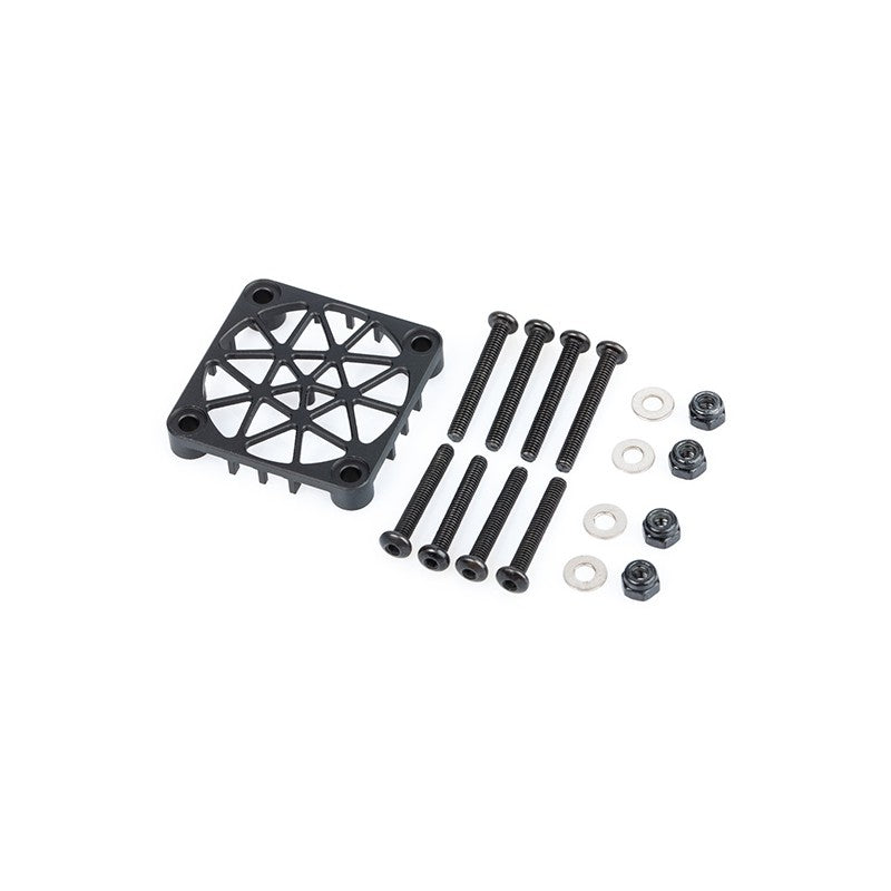 Aluminium safety mesh for 30mm fan - black