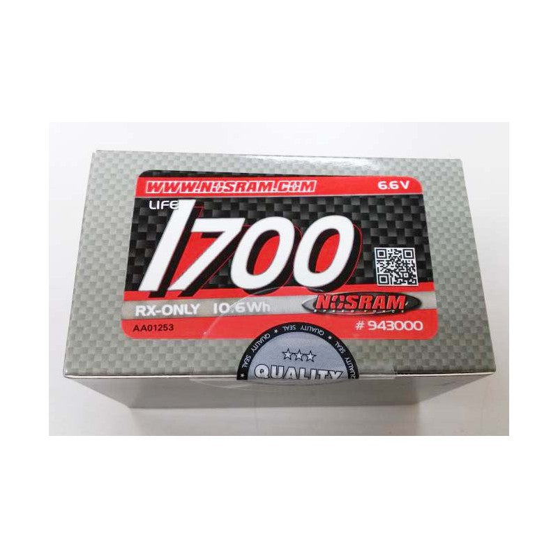 VTEC LiFePo 1700 RX-Pack 2/3A Straight - RX-only - 6.6V