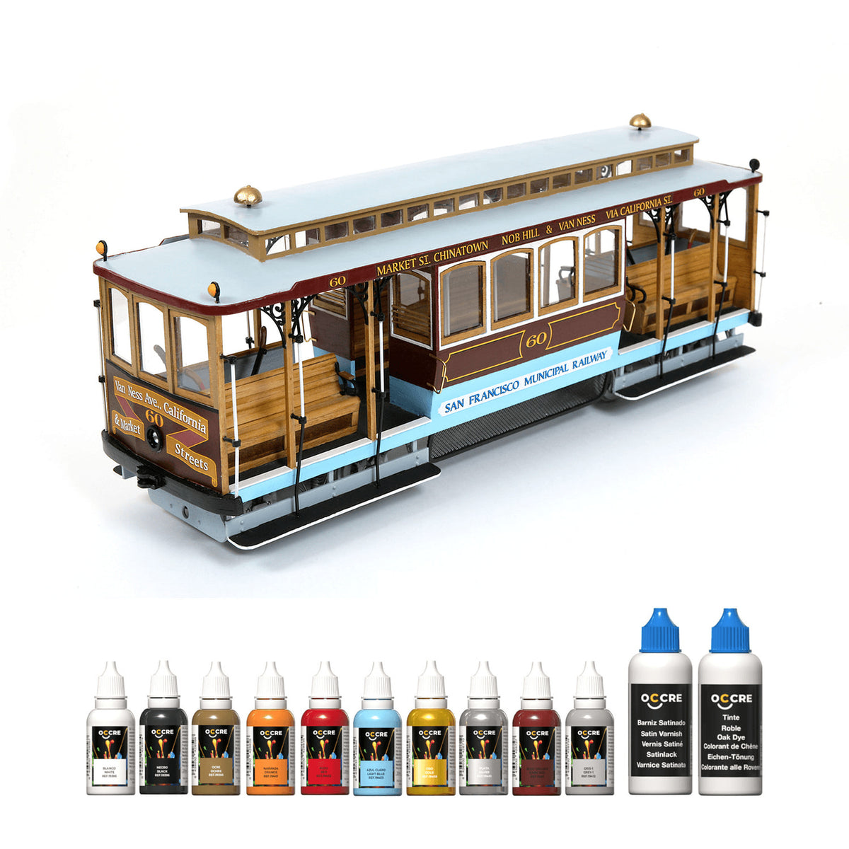OcCre Paint Set 12 Bottles San Fransisco