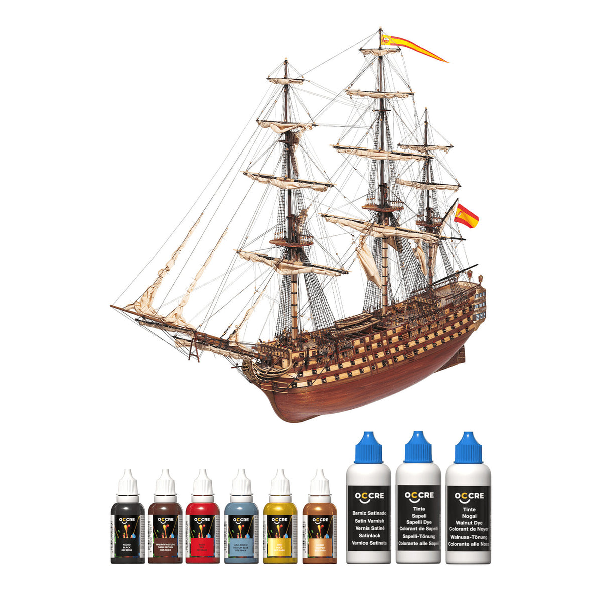 OcCre Paint Set 9 Bottles Santisima Trinidad