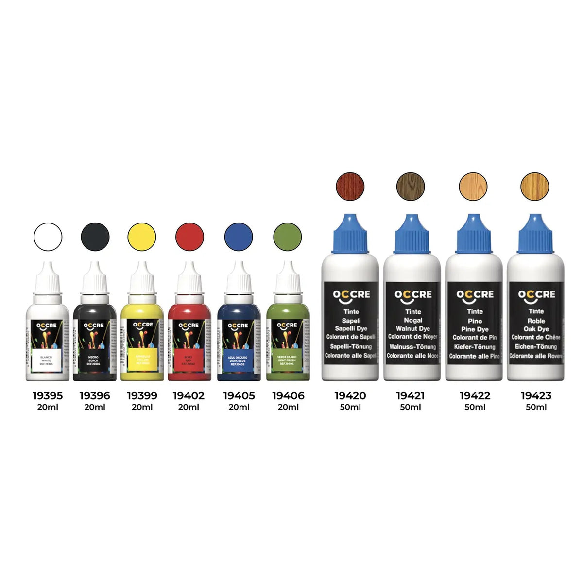 OcCre Paint Set 10 Bottles Basic