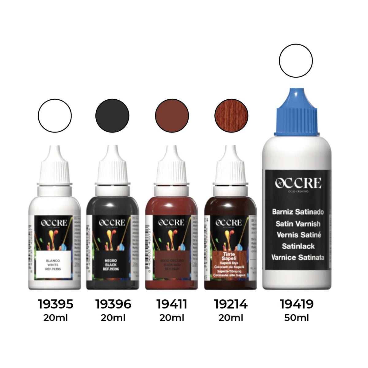 OcCre Paint Set 7 Bottles America Yacht