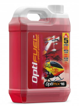 Optifuel OH1618K - Optimix Fuel 16% Nitro, 18% Klotz oil. Suitable for Heli 5 L