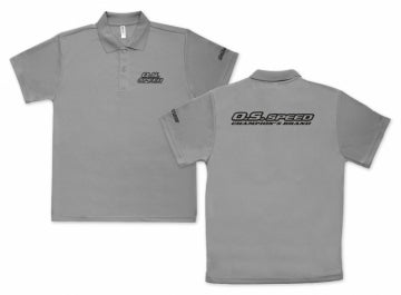 O.S.Engine 79883662 - O.S.SPEED Dry Polo Shirt 2023 Gray XL