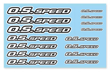 O.S.SPEED Pro Decal 2023 White