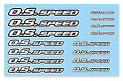 O.S.SPEED Pro Decal 2023 White