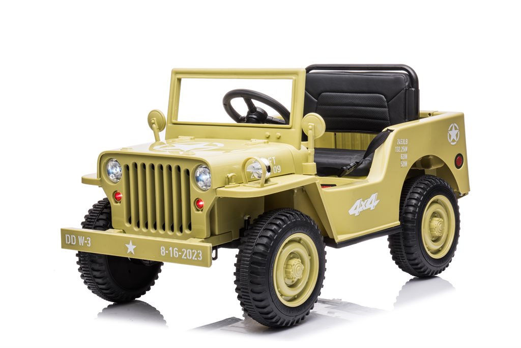 Azeno Desert Olive Elbil för barn, 4x12V