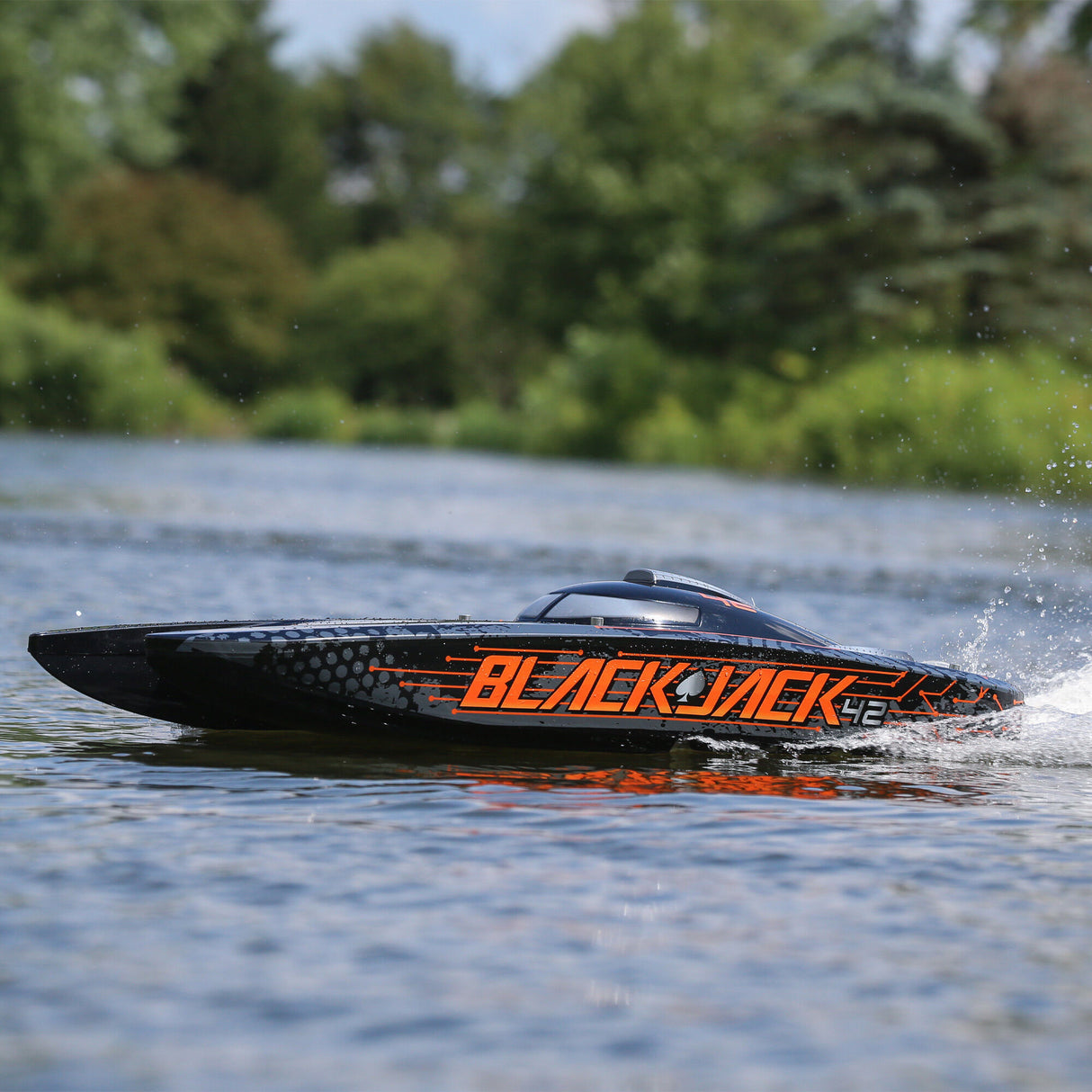 Blackjack 42-inch Brushless 8S Cat,BLK/ORG:RTR