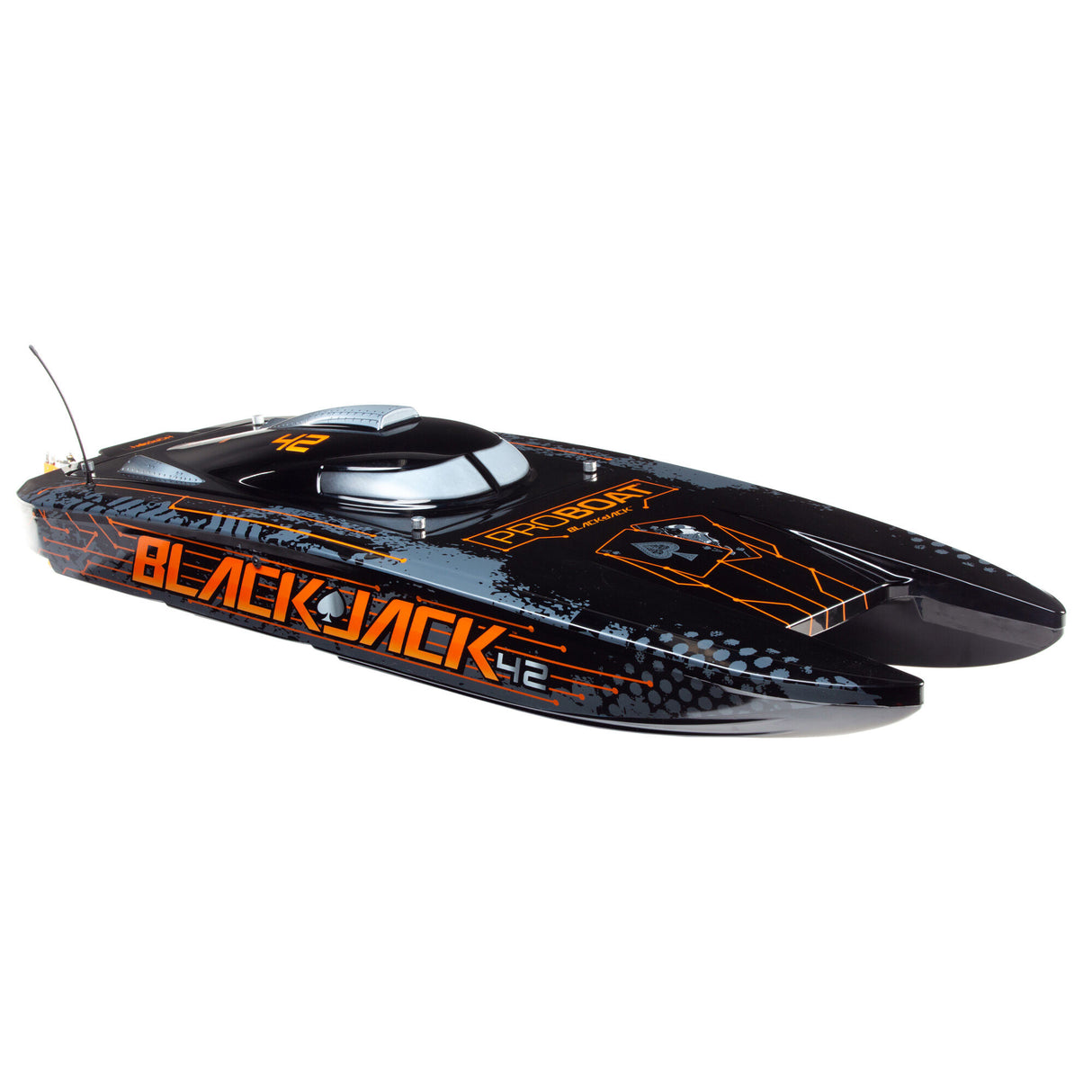 Blackjack 42-inch Brushless 8S Cat,BLK/ORG:RTR