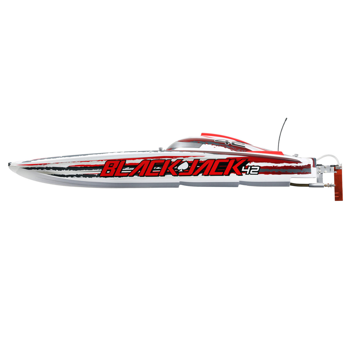 Blackjack 42-inch Brushless 8S Cat,WHT/RED:RTR
