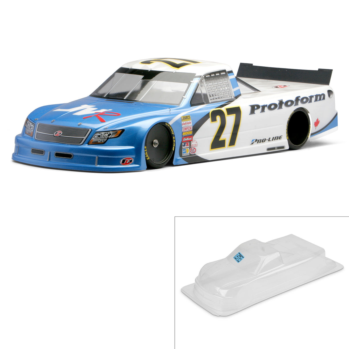 ORT Oval Race Truck Body, Clear
