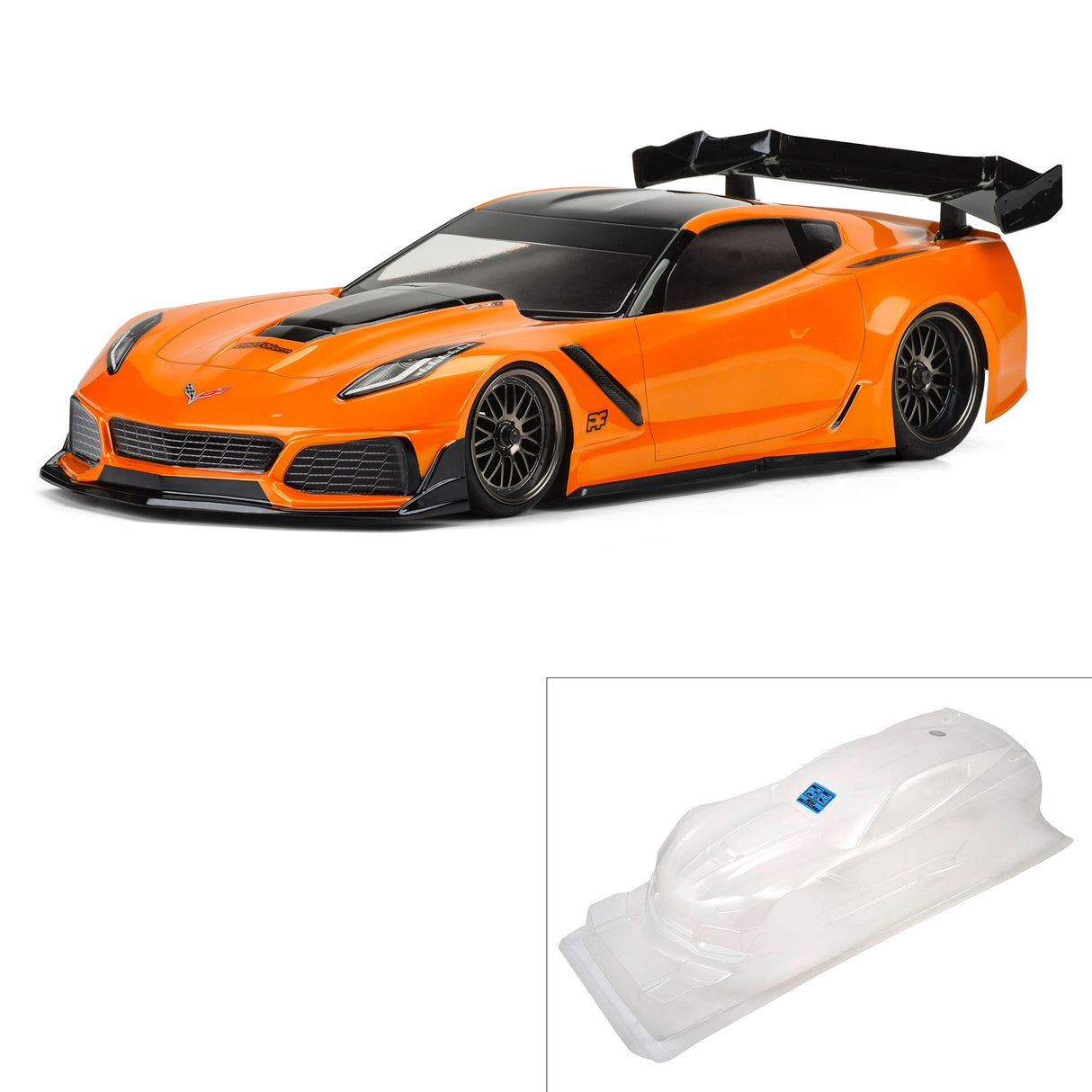 Chevrolet Corvette ZR1 LW Clear Body, 190mm