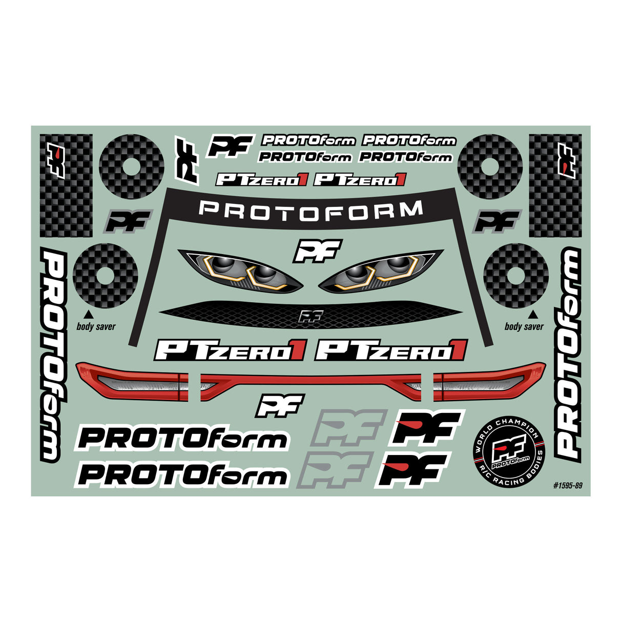 PTzero1 PRO-Lite (0.5mm) Clear Body for 190mm TC