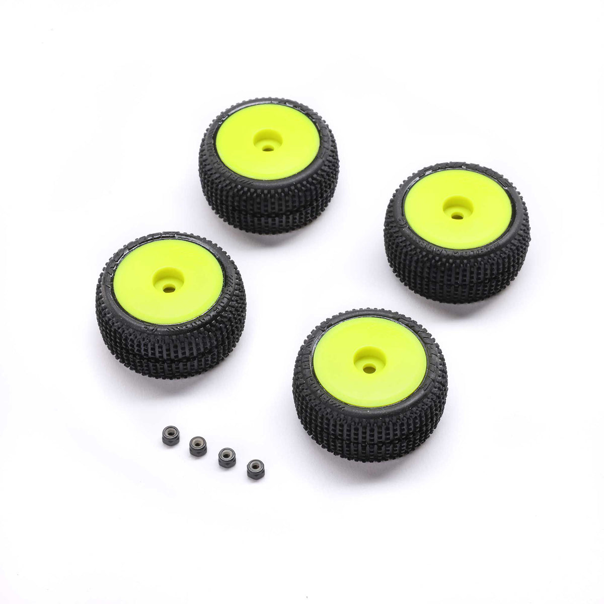 Blockade Tire, Proline OE, Wheel, Yellow, Mounted: Micro-T