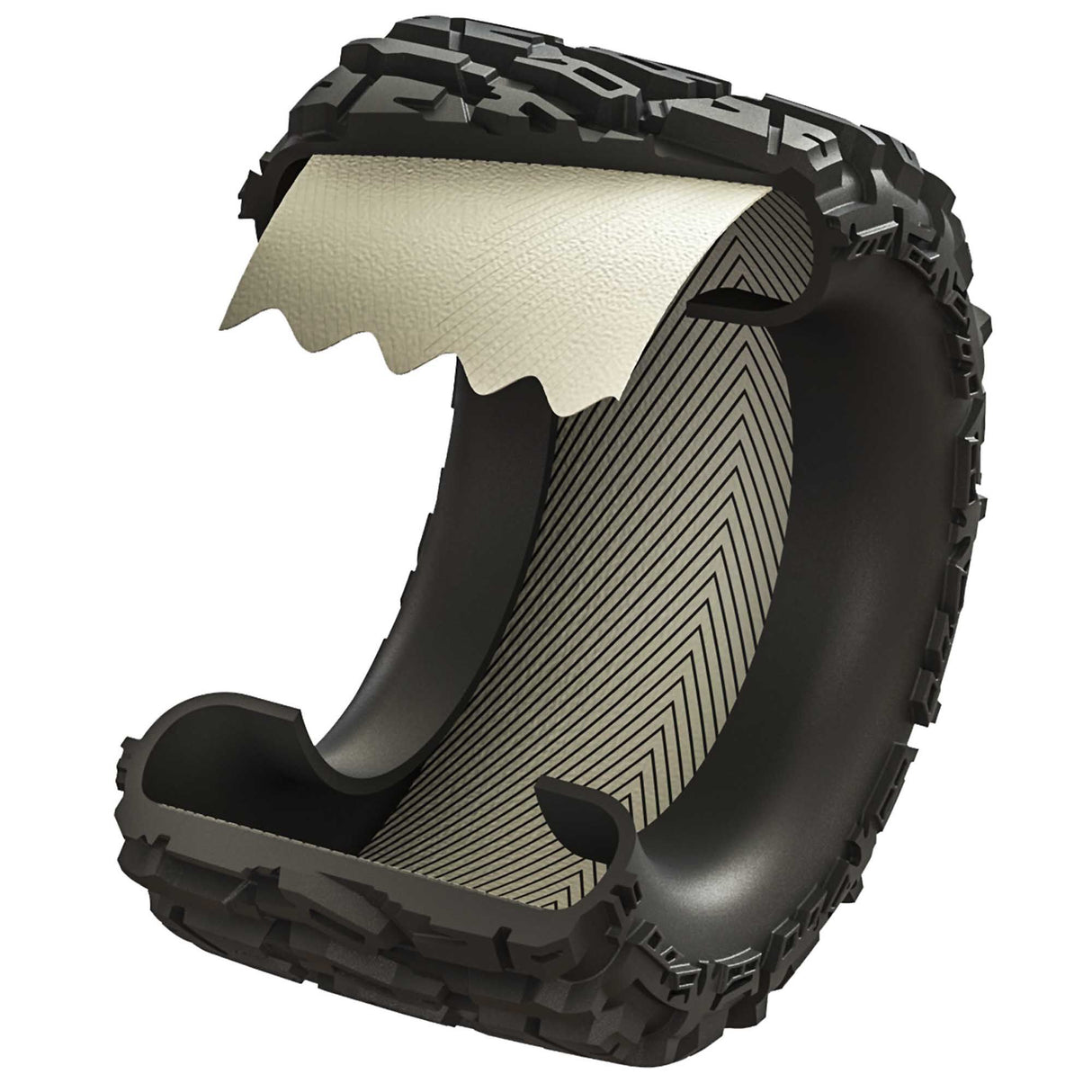 Trencher HP 2.8 BELTED Tires MTD Raid 6x30 WhlsF/R