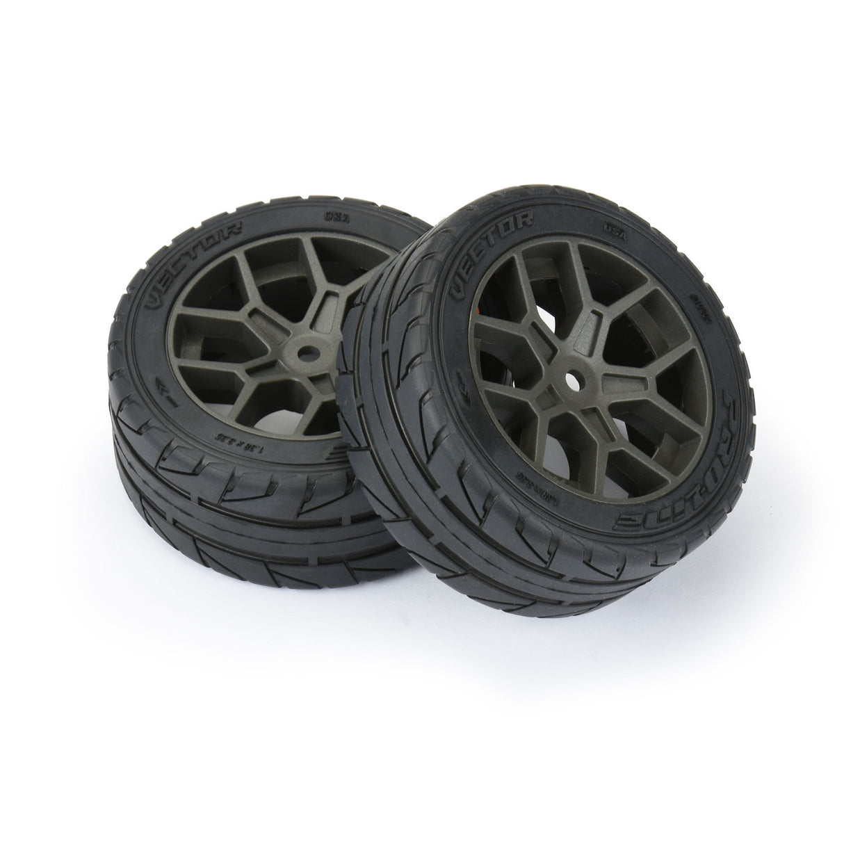 1/8 Vector S3 F/R 35/85 2.4 BELTED MTD 14mm Gray
