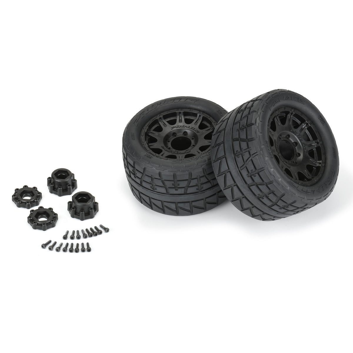 1/8 Menace HP F/R 3.8 MT MTD 17mm Blk Raid (2)