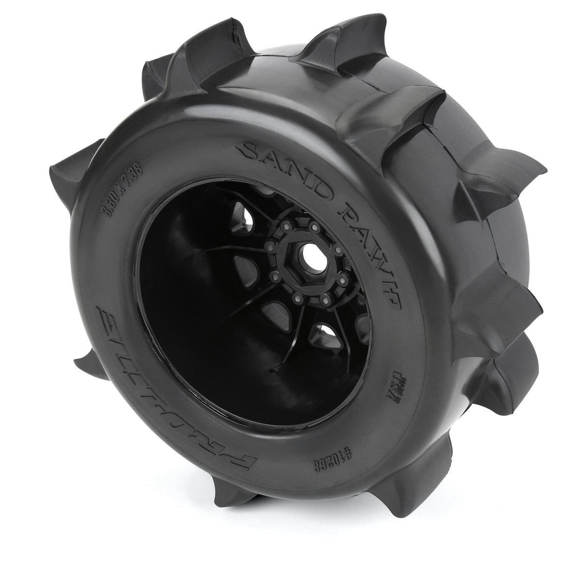 Sand Paw HP BELTED F/R 3.8" MT Tires MTD 17mm Black Raid (2)