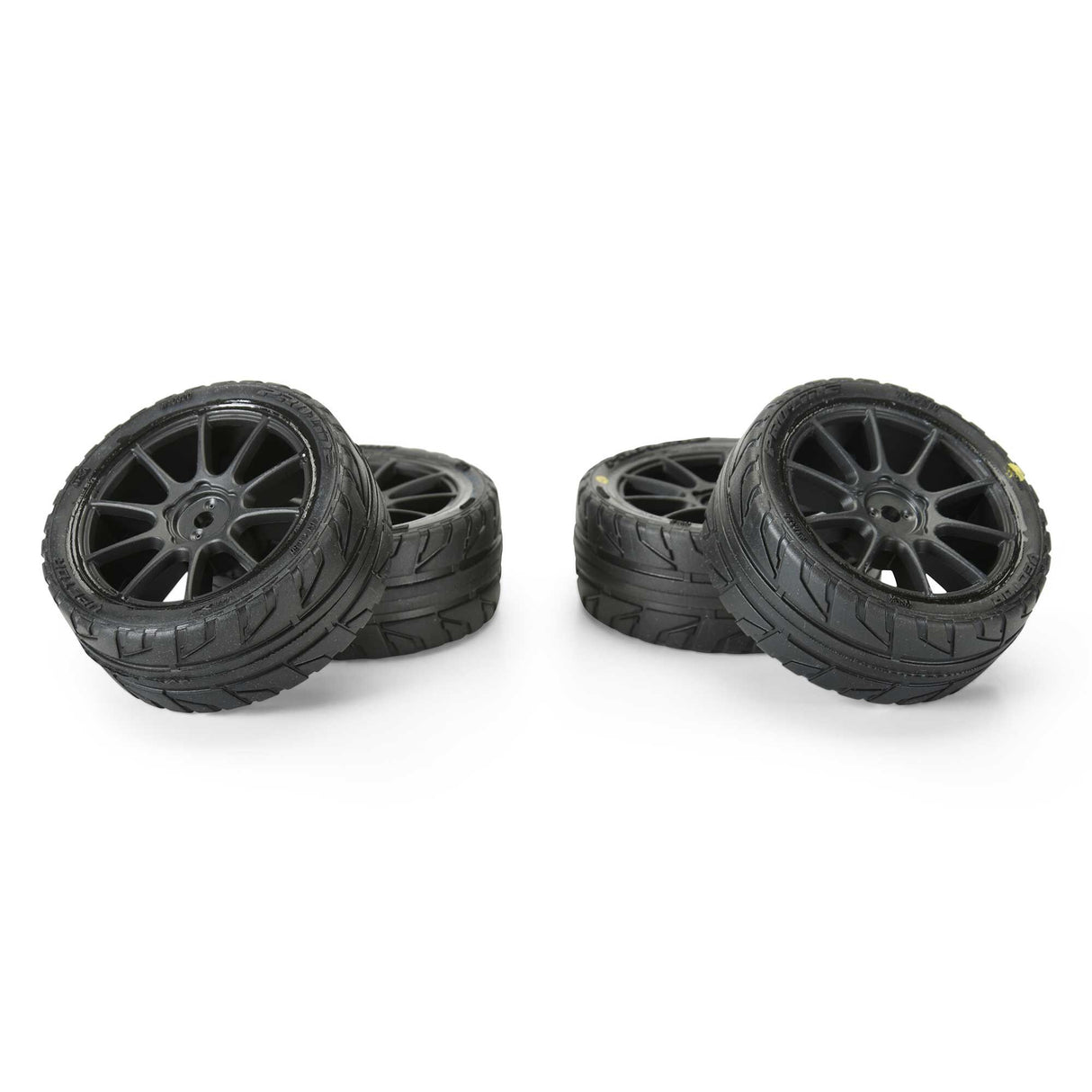 Vector Tire MTD 12mm Black Mach 10 Wheel (4) for ARRMA TYPHON GROM