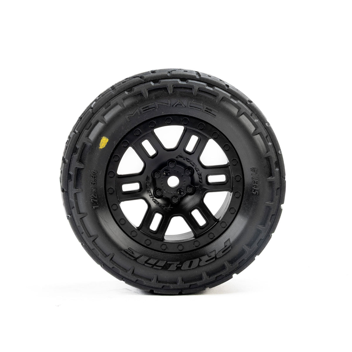 Menace F/R Street Tires Mounted 12mm Black Split Six for ARRMA Mini KRATON