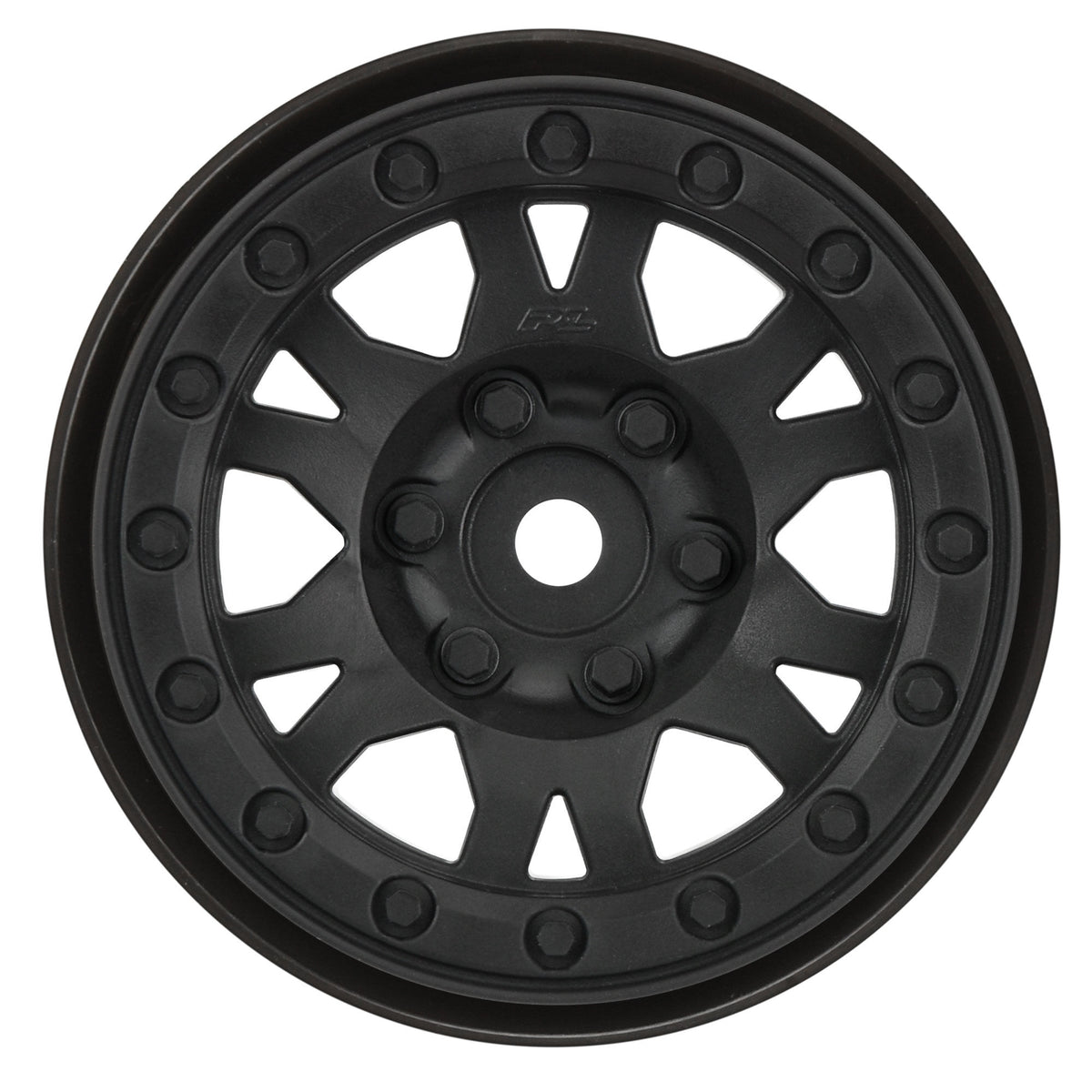 Fr, R Impulse 1.9 Blk Plastic Bead-Loc Whl:Crawler