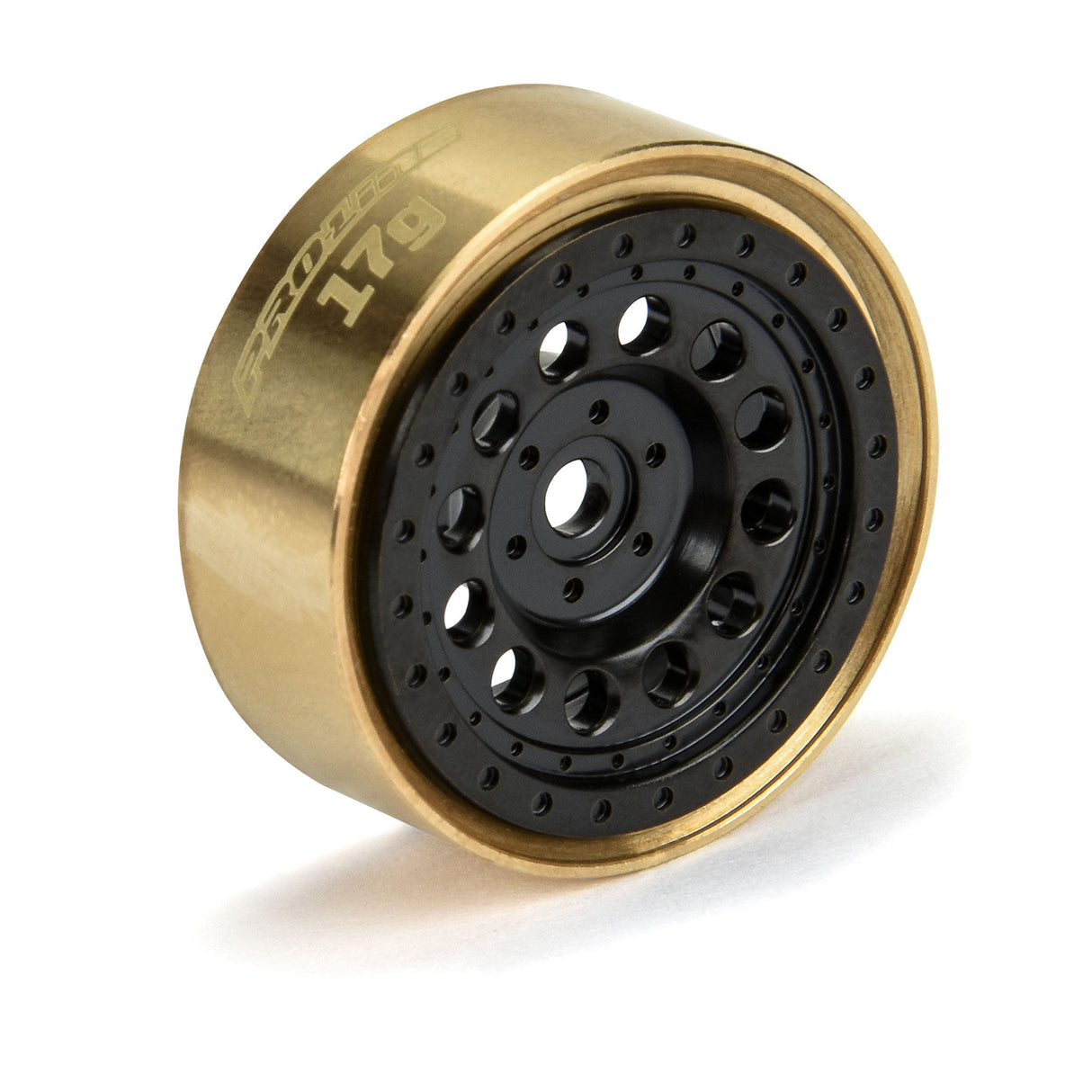 1/24 Rock Shooter Brass F/R 1.0 7mm Whl (2) Blk
